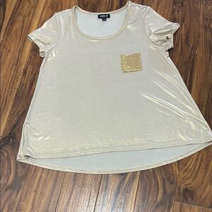 Gold Shimmer Women's Top